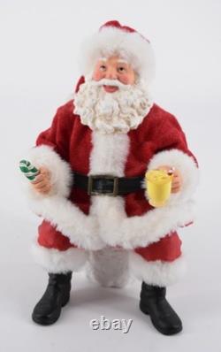 Department 56 Clothtique Possible Dreams A VOTRE SANTE Santa 2010 #4022360 3 Pc