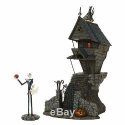 Department 56 Nightmare Before Christmas Village Jack Skellington's Lit House