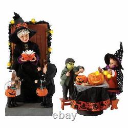 Department 56 Possible Dreams 2020 Halloween Figurines Boo! And Carving Pumpkins