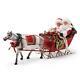 Department 56 Possible Dreams Santa And Mrs. Claus One Horse Open Sleigh