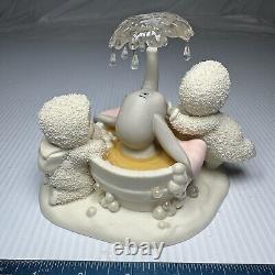 Department 56 Snowbabies A Baby Shower Disney Dumbo Elephant Bath Time Rare