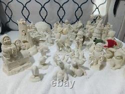 Department 56 Snowbabies Lot of 30. No Box