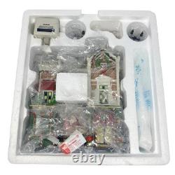 Dept 56 Christmas Village Visiting Santa At Finestroms 2005 Gift Set 56.59243
