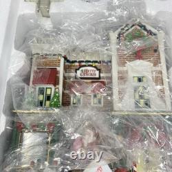 Dept 56 Christmas Village Visiting Santa At Finestroms 2005 Gift Set 56.59243