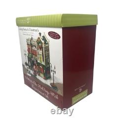 Dept 56 Christmas Village Visiting Santa At Finestroms 2005 Gift Set 56.59243