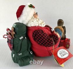 Dept 56 Possible Dreams Clothtique Santa Happy Camper #4057103