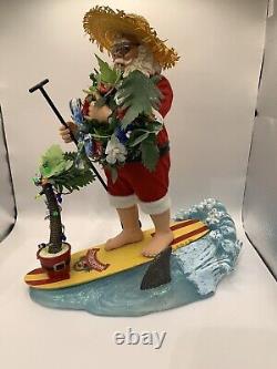 Dept 56 Rare Possible Dreams Margaritaville YOLO Santa Clothique Surfer