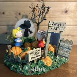 Dept 56 The Great Pumpkin Charlie Brown! Peanuts Halloween Figurine Lit Video