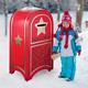 Design Toscano 44 Hand Painted Fiberglass Santa's Continental Holiday Mailbox