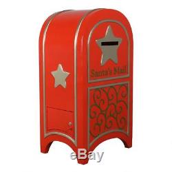 Design Toscano 44 Hand Painted Fiberglass Santa's Continental Holiday Mailbox