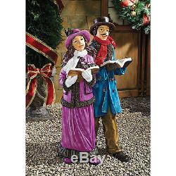 Design Toscano Christmas ©Victorian Holiday Carolers Hand Painted Resin Statue