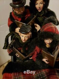 Dickens Carolers in Chocolate Sleigh by Valerie H210043 RTL $199