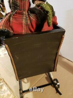Dickens Carolers in Chocolate Sleigh by Valerie H210043 RTL $199
