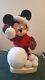 Disney Animated Christmas Holiday Mickey Mouse With Snow Balls