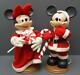 Disney Santas Best Mickey +minnie Mouse 25 Animated Christmas Display Figures