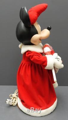 Disney Santas Best Mickey +Minnie Mouse 25 Animated Christmas Display Figures