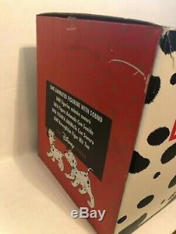 Disney Store 101 Dalmations Animated 1996 Christmas Puppy Dog Light Up Sound