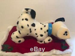 Disney Store 101 Dalmations Animated 1996 Christmas Puppy Dog Light Up Sound