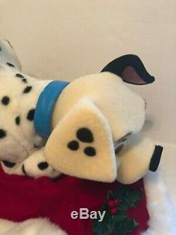 Disney Store 101 Dalmations Animated 1996 Christmas Puppy Dog Light Up Sound