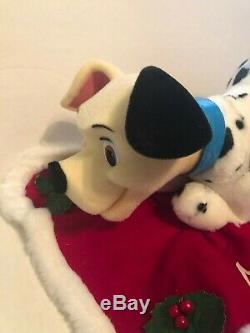 Disney Store 101 Dalmations Animated 1996 Christmas Puppy Dog Light Up Sound