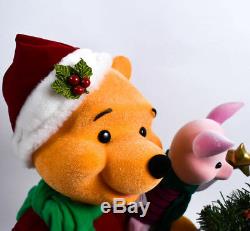 Disney Store Telco Pooh's Season Of Song 24 Animated Xmas Pooh Piglet See Video