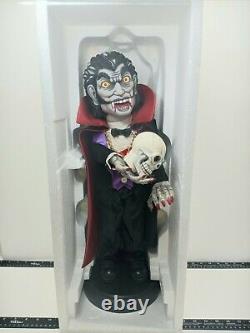 Dracula 21 Halloween Illuminated Figure Witch Time In Box AC Adapter 1989 Box