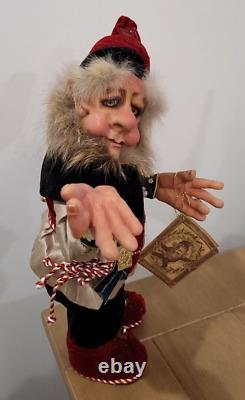 Drolleries Peppin Demdaco Christmas Gnome Elf Figure
