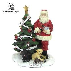 Ducks Unlimited SANTA'S LITTLE YELPERS 14 Figurine Dogs Puppies Decoy Tree LE