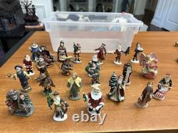 Duncan Royale History of Santa Miniature Figures 3 inch Lot of 24