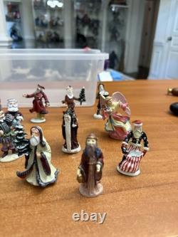 Duncan Royale History of Santa Miniature Figures 3 inch Lot of 24