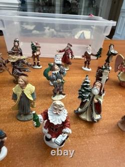 Duncan Royale History of Santa Miniature Figures 3 inch Lot of 24