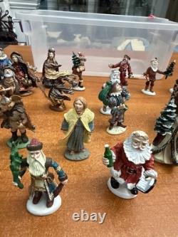 Duncan Royale History of Santa Miniature Figures 3 inch Lot of 24