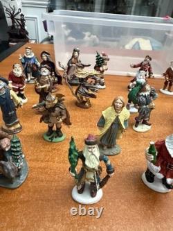 Duncan Royale History of Santa Miniature Figures 3 inch Lot of 24