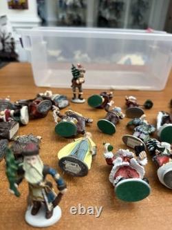 Duncan Royale History of Santa Miniature Figures 3 inch Lot of 24