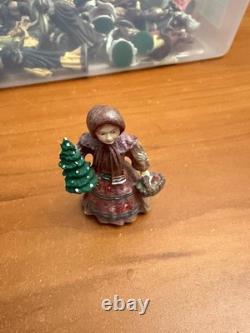 Duncan Royale History of Santa Miniature Figures 3 inch Lot of 24