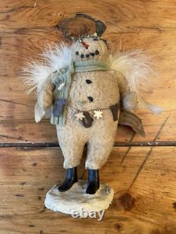 ESC Trading Co Cody Foster Snowmen Primitive Folk Art Christmas Lot Of 7 RARE