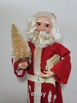 ESC Trading Company Primitive Santa Claus Figure By Sharon Andrews 2002