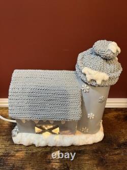 Encore 2000 Snow Buddies Snowville Barn & Silo #94931 With 6 Minis Rare