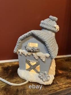 Encore 2000 Snow Buddies Snowville Barn & Silo #94931 With 6 Minis Rare