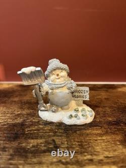 Encore 2000 Snow Buddies Snowville Barn & Silo #94931 With 6 Minis Rare