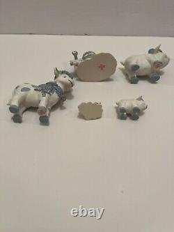 Encore 2000 Snow Buddies Snowville Barn with Silo #94934 Rare 5 Minis