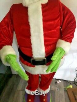 Excellent LIFE SIZE 5 FOOT 2 GRINCH THAT STOLE CHRISTMAS HOLIDAY PROP Animated