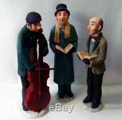 Excellent Vintage Collection Of Large Victorian Ceramic Christmas Carolers