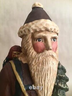 Exceptional 9.5 Inch Belsnickle Christmas Figure Signed & Numbered Excellent