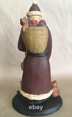 Exceptional 9.5 Inch Belsnickle Christmas Figure Signed & Numbered Excellent