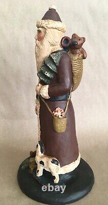 Exceptional 9.5 Inch Belsnickle Christmas Figure Signed & Numbered Excellent