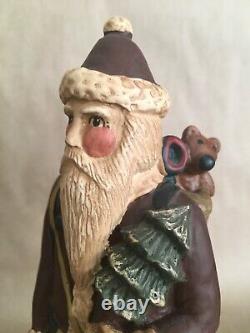 Exceptional 9.5 Inch Belsnickle Christmas Figure Signed & Numbered Excellent