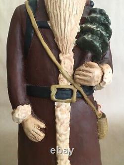 Exceptional 9.5 Inch Belsnickle Christmas Figure Signed & Numbered Excellent