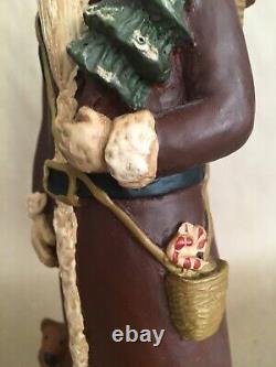 Exceptional 9.5 Inch Belsnickle Christmas Figure Signed & Numbered Excellent