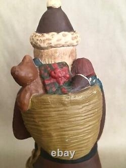 Exceptional 9.5 Inch Belsnickle Christmas Figure Signed & Numbered Excellent